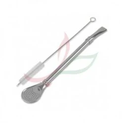Bombilla (paille à Maté) Filtre Poire Avec Brosse 19cm