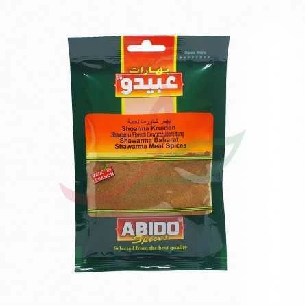 Épice Shawarma Bœuf (kebab) Abido 50g