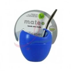 Set Calebasse & Bombilla Original Mateo - Bleu